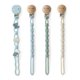 thumbnail image 1 of Moonkie Silicone Pacifier Clips for Baby, Durable One-Piece Design, 1 of 3