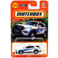 Vehículo Fundido A Presión Matchbox 2023 Ford Police Interceptor 1:64