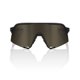 thumbnail image 2 of Gafas de sol 100% S3 Soft Tact negro con espejo dorado, 2 of 3