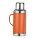 thumbnail image 3 of Botella De Agua Aislada Grande De 1,2 L, Vaso Portátil Para Bebidas, Regalo Para Conducir, Color Naranja, 3 of 3