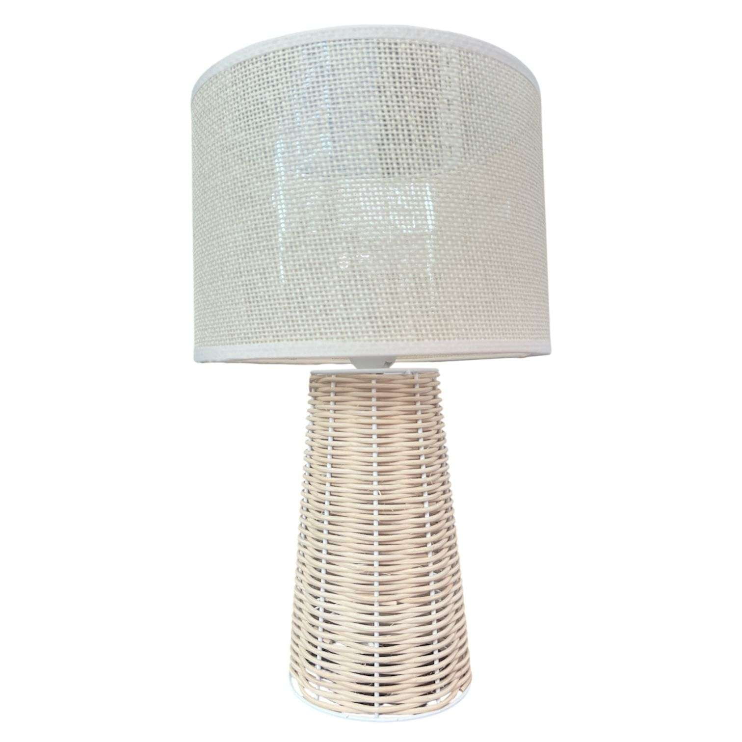 Oem - Lampara De Velador Lampara De Mesa Base Bambu