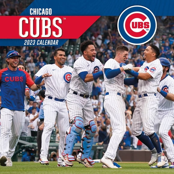 Calendario de pared Turner Licensing Chicago Cubs 2023, 30 x 30 cm