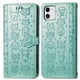 thumbnail image 1 of Funda Cartera FOXDOCK para iPhone 11 , Flip PU con Relieve de Gatos y Perros, Tarjetero y Soporte, 1 of 6