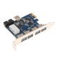 thumbnail image 3 of PCI-E a USB 3.0 Tarjeta de expansión PCI Express de 4 puertos con 19 pines para computadoras de escritorio, 3 of 3