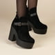 thumbnail image 4 of Botín Casual Mujer Negro Zidaina, 4 of 6