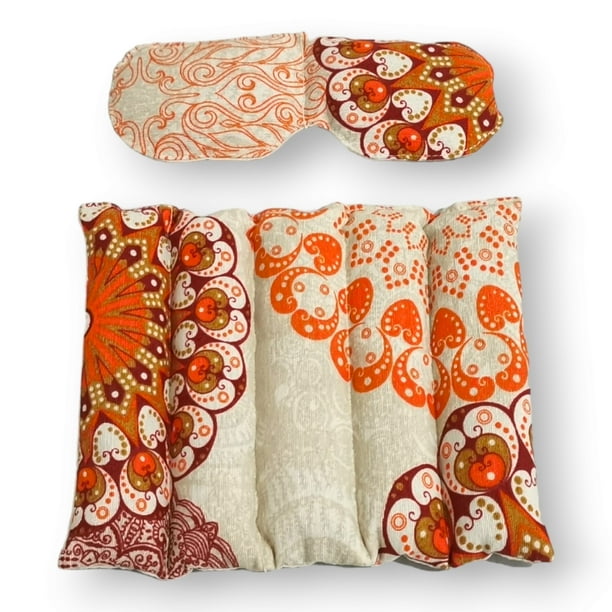 Guatero De Semillas Antifaz Mandala Naranjo Lider