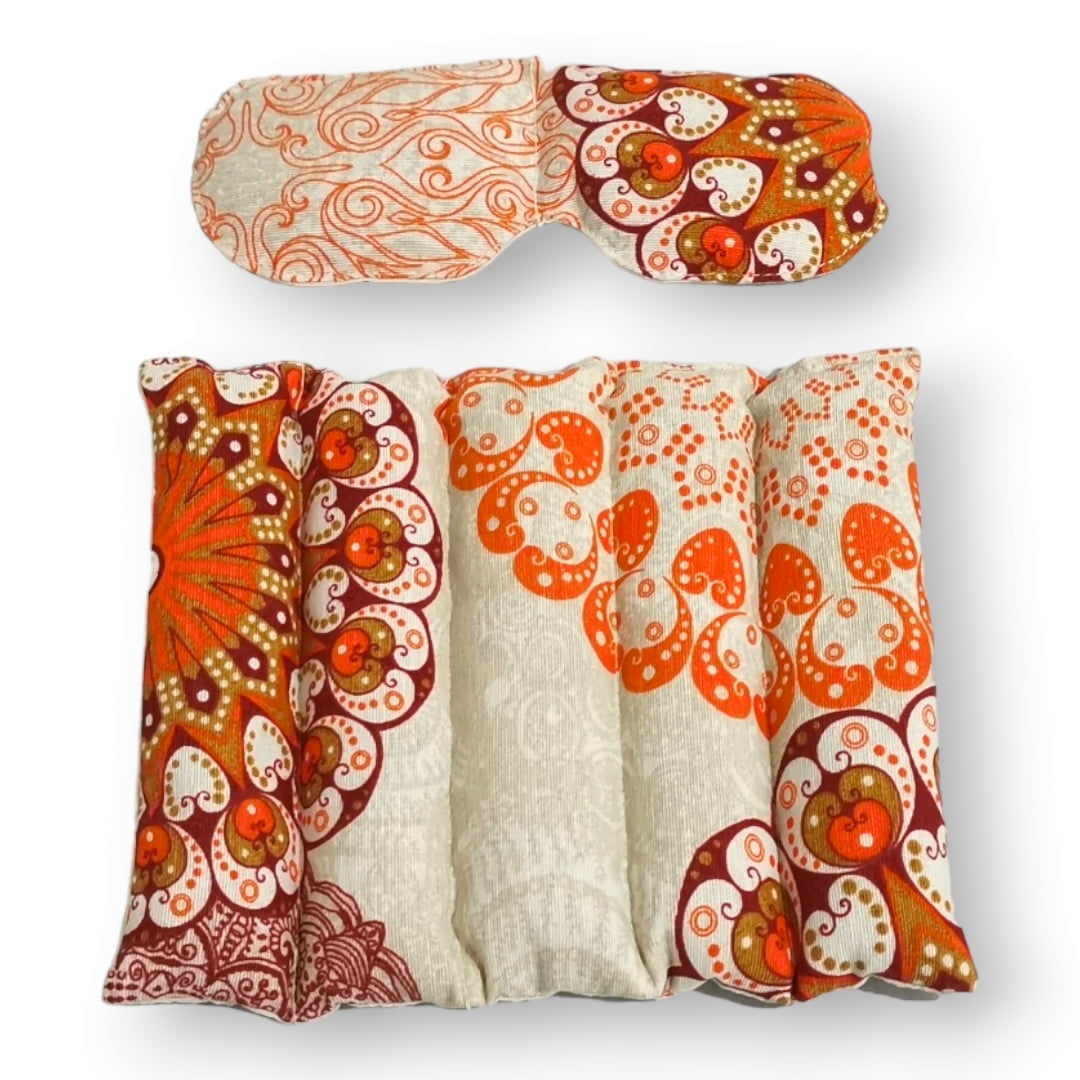 Almayun - Guatero De Semillas + Antifaz Mandala Naranjo