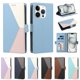thumbnail image 5 of Cartera Plegable para iPhone 15 Pro Max, PU Tricolor con Ranuras, Azul Claro, 5 of 6