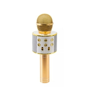 Planet - Microfono Prosound Mk03 Karaoke Dorado