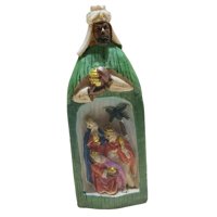 Bothyi - Belén De Navidad Escena De La Natividad Estatua Para Acción De Gracias Cumpleaños Estudio Verde