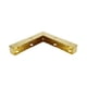 thumbnail image 3 of 4pcs Dresser piernas piernas de muebles de metal 1 pulgada / 25 mm de altura para piezas de repuesto de la mesa del sofá del gabinete, con tornillos de montaje, oro mate, 3 of 3