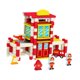 thumbnail image 4 of Casa De Madera Diy Juego De Bloques De Construcción Juguete De Aprendizaje De Ingeniería Estación De Bomberos, 4 of 5