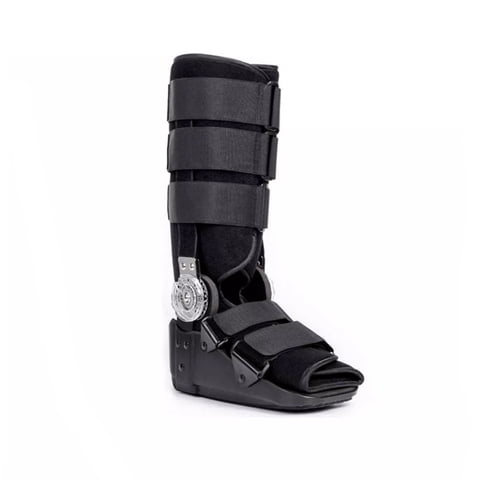 Genérico - Bota Ortopedica Mecanismo Rom Angulo Regulable Negra Oneder Talla M