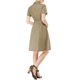 thumbnail image 3 of INSPIRE CHIC Vestido Mini de Mujer para Regreso a Clases con Ajuste y Vuelo, Cuello con Bolsillo, Cintura Elástica, Talla XL, Caqui Oscuro, 3 of 7