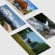 thumbnail image 4 of Postales Dear Mapper 20 unidades Paisaje de Alaska 10 cm × 14,8 cm, 4 of 6