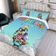 thumbnail image 3 of Fuera del Nido Conjunto de sábanas temático, trío de piezas, cómodo y amigable con la piel, diseño único, regalo de decoración para el hogar para familiares, amigos y fans,140cm *210cm, 3 of 6