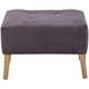 thumbnail image 1 of Pouf Petrum Gris Felpa 62x42x42 cm, 1 of 3