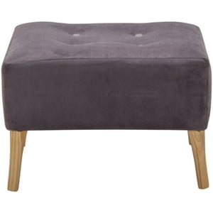 Máxima Design - Pouf Petrum Gris Felpa 62X42X42 Cm