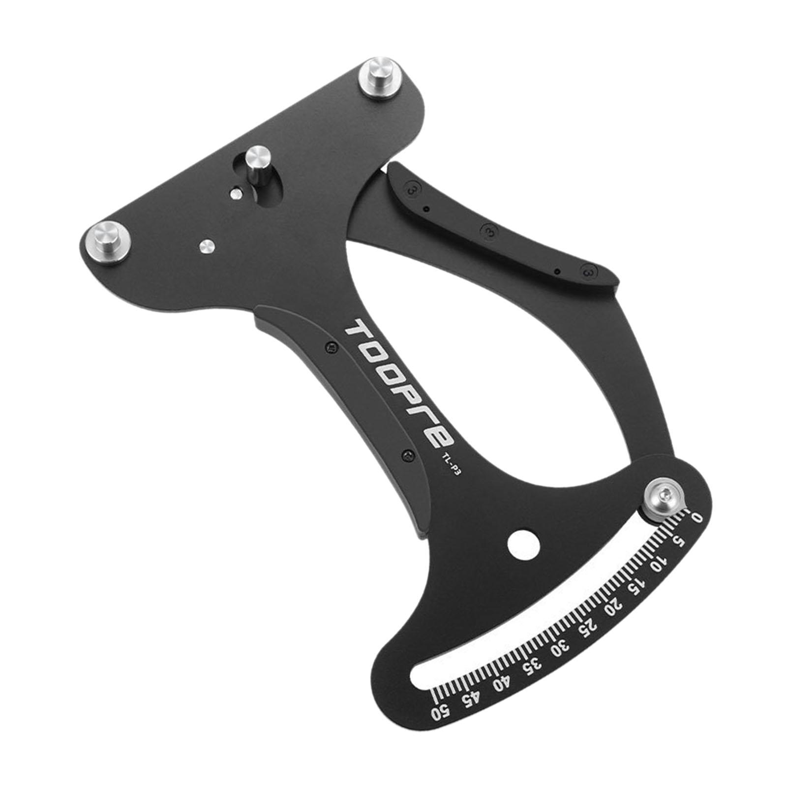 Ioensy - Medidor De Tensión De Radios De Bicicleta Herramienta De Construcción De Ruedas Premium Herramienta Para Radios De Ruedas De Bicicleta Color Negro