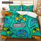 thumbnail image 1 of v1323 Bed Sheets Gaming Duvet Cover Set Gamepad Headset Gaming Theme Bedding Set For Boy Teens Bedclothes Double Queen King Polyester Qulit Cover 3-Piece Bedding Set (1 Duvet Cover + 2 Pillow Shams) B, 1 of 5