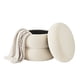 thumbnail image 3 of Ottoman Mainstays Bouclé Crema con Almacenaje, 3 of 3
