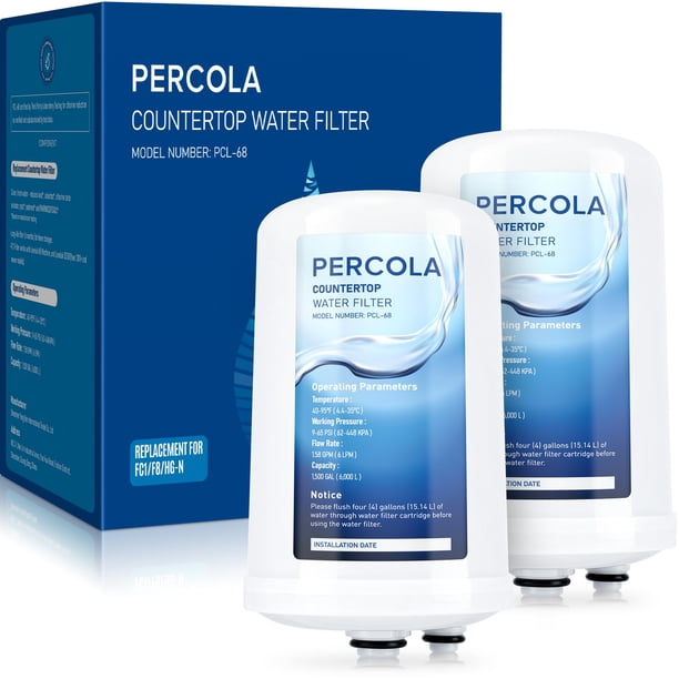 Filtro de agua PERCOLA FC1, F8 y HG-N compatible con los filtros Enagic Leveluk F8 y HG-N en K8, SD5