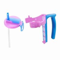 Magideal - Tapa Y Soporte Para Latas, Cubiertas Para Latas Con Tubo, Reutilizables, Fáciles De Sujetar, Soporte Portátil Para Latas De Bebidas Con Asa Para Fiest Violeta