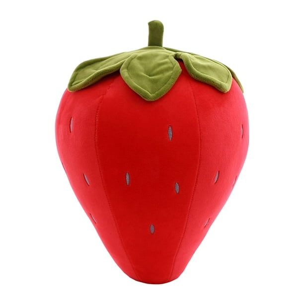 GIMOCOOL Juguete de Fresa - Cojines Decorativos con Forma de Fresa | Muñeco de Peluche con Forma de Fruta, Resistente y Suave, para habitación de niña, Coche, decoración del hogar GIMOCOOL Juguete de Fresa - Cojines Decorativos con Forma de Fresa | Muñeco de Peluche con Forma de Fruta, Resistente y Suave, para habitación de niña, Coche, decoración del hogar