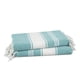 thumbnail image 1 of Toalla de playa LANE LINEN de gran tamaño, turca, paquete de 2 unidades, color verde Hunter, 1 of 6