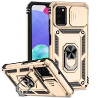 Estuche Gangxun Para Samsung Galaxy A03S, Soporte Giratorio 360°, Estilo Mecánico Y Magnético