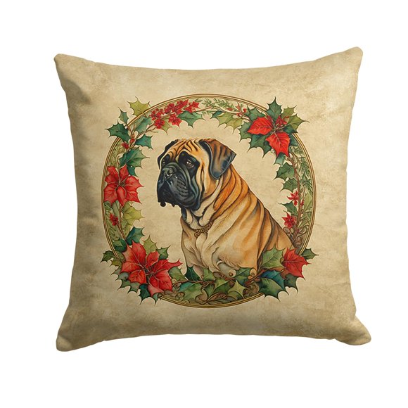 Cojín Mastiff Christmas 14x14