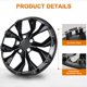 thumbnail image 5 of Tapacubos Nilight de 17 pulgadas para Honda CR‑V 2023‑2025, juego de 4, color plata, 5 of 8