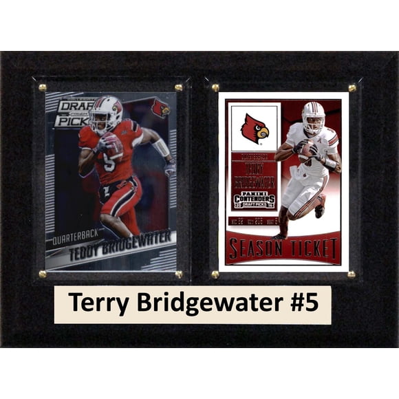 Placa C&I Collectables de los Louisville Cardinals de la NCAA, Teddy Bridgewater