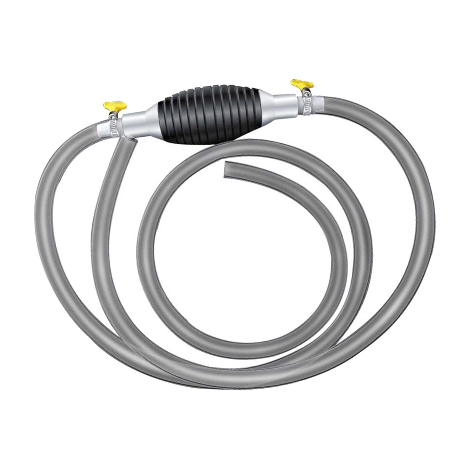 Magideal - Bomba De Transferencia De Combustible Bomba De Combustible Manual Con Mangueras Fácil Uso, Bomba De Suministro De Combustible Bomba De Sifón De Gas Pa