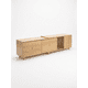 thumbnail image 5 of Rack TV Extensible Moderno Gran Almacenaje Con Cajones Madera 120-198X30X40cm, 5 of 6