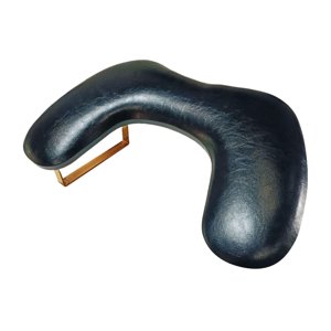 Ioensy - Almohada De Manicura Portátil Profesional Para Principiantes Técnico De Uñas Nail Art Negro Con Pata Dorada