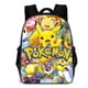 thumbnail image 1 of Kawaii Pokemon Backpack Pikachu Student School Bag Pencil Case Children's Gifts Cartoon Sports Backpack SchoolBag Mochila, 1 of 3