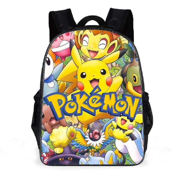 Kawaii Pokemon Backpack Pikachu Student School Bag Pencil Case Children's Gifts Cartoon Sports Backpack SchoolBag Mochila
