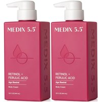 Loción Corporal Medix 5.5, Crema Hidratante Reafirmante Con Retinol, 450 Ml, Paquete De 2
