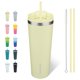 thumbnail image 1 of Vaso térmico BJPKPK de 770 ml de acero inoxidable aislado para viaje, 1 of 6