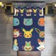 thumbnail image 1 of Pikachu 3 Piece Sets Full/Queen Size - Reversible Microfiber Quilts with Shams Soft Lightweight Bedspread Coverlet Comforter for All Season Bed Sheets, 1 of 4