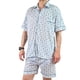thumbnail image 3 of Pijama Hombre Verano Short Y Polera Con Botones 483, 3 of 4