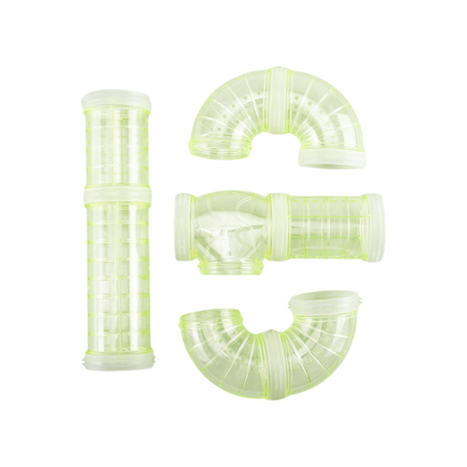 Magideal - Hamster Tube Set Hamster Playground Tubo Deportivo Externo Hamster Ejercicio Juguetes Juguete De Hámster Para Jaula De Hámster Accesorios Para Amarillo