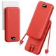 thumbnail image 1 of Power Bank Aonidi 12000mAh con Cables Integrados y Enchufe de Pared AC, 1 of 8