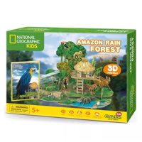 Genérico - Juguete Puzzle Armable 3D Selva Bosque 63 Piezas