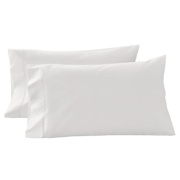 Better Homes & Gardens Arctic White Cotton Percale Pillowcase