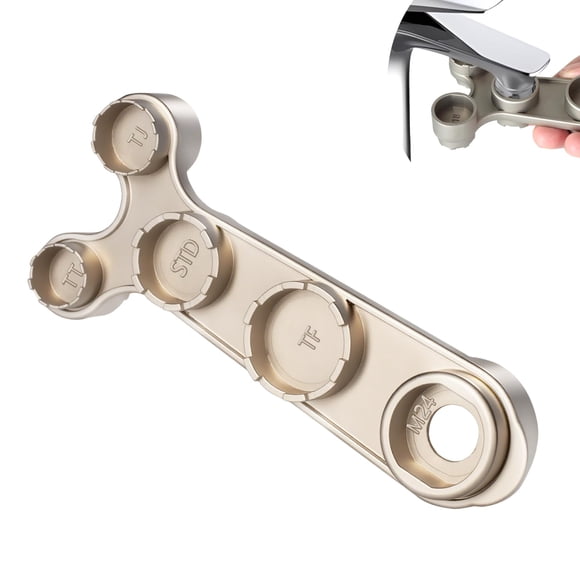 Llave para aireador de grifo Tylola 11 en 1 de metal