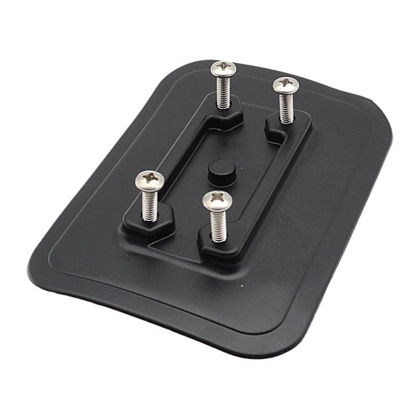 Almohadilla con pegamento para barcos inflables, soporte para Kayak, piezas de fácil instalación, suministros negros, soporte para caña de pescar para