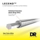 thumbnail image 2 of Cuerdas para Guitarra Eléctrica DR Strings FL-12 Flatwound, 2 of 8