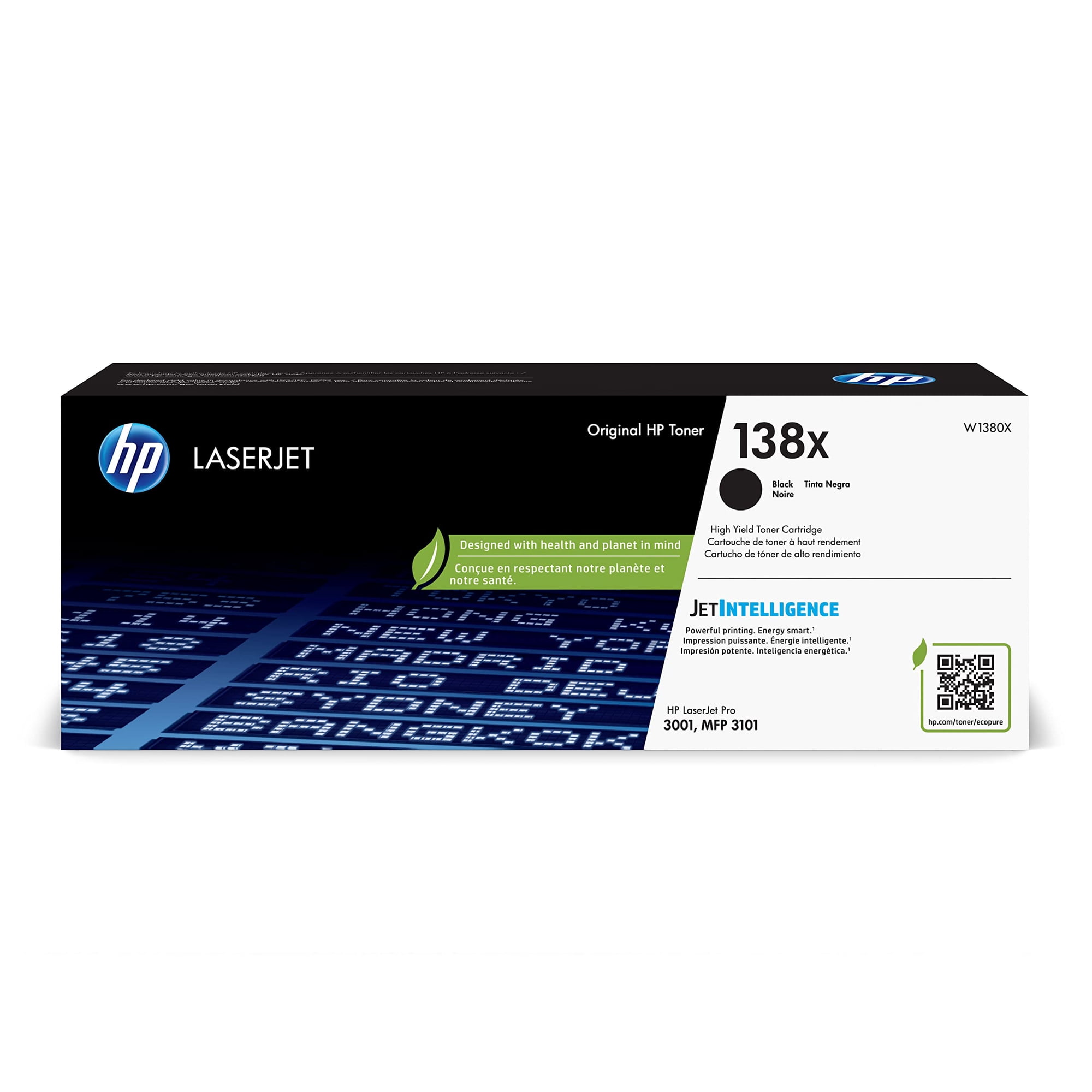 Cartucho De Tóner Hp 138x Negro De Alto Rendimiento Para Laserjet Pro